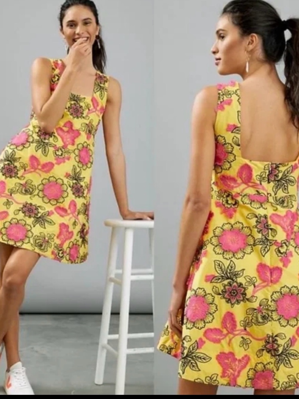Anthropologie Eliska embroidered mini dress $178
